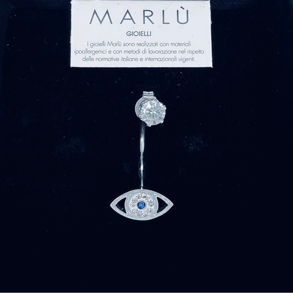 Marlù single evil-eye earring - Picture 5 of 6
